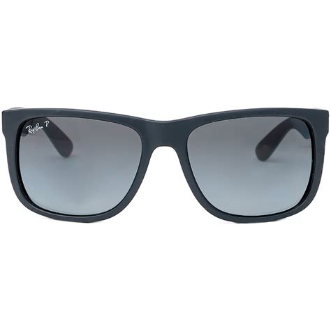 Óculos de Sol Ray Ban Rb4165L Justin 601 8G Preto Fosco Ótica