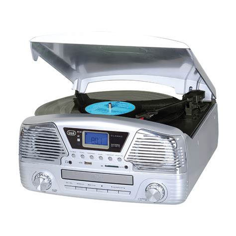 Sistema Stereo Giradischi Con Encoding Radio CD MP3 USB SD Bluetooth