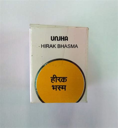 Buy Unjha Pharmacy Unjha Hirak Bhasma 100 Mg Online At Low Prices In