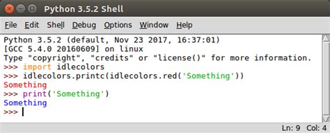 Как изменить цвет текста в Idle Python Shell Stack Overflow на русском
