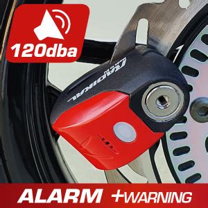 Radikal Rk Disc Lock Alarm Db On Button More Visible Warning