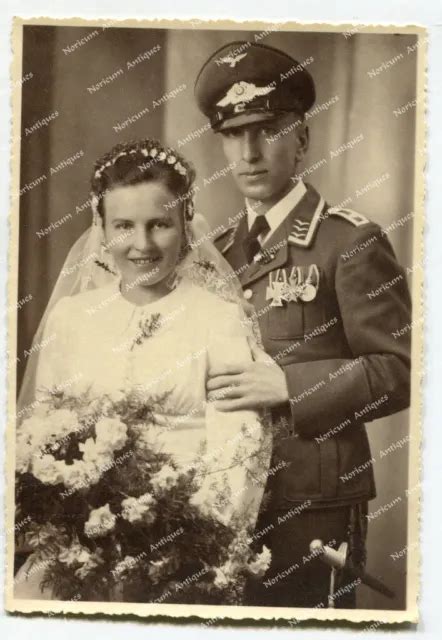 Foto Portrait M Nchen Luftwaffe Feldwebel Hochzeit Wedding Lod