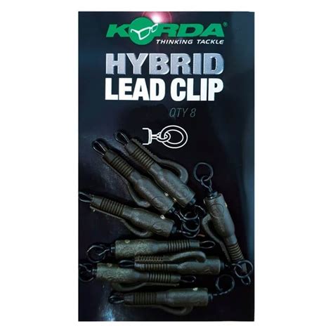 Starks Fishing Shop Korda Hybrid Lead Clips Gravel 8pcs Clip