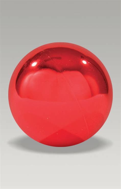 70mm Red Shiny Bauble Chas Clarkson