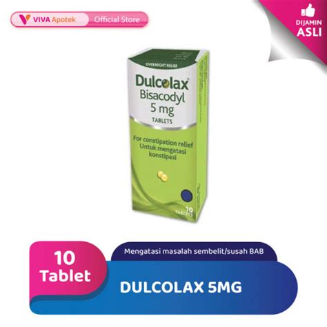 Dulcolax 5 Mg 10 Tablet