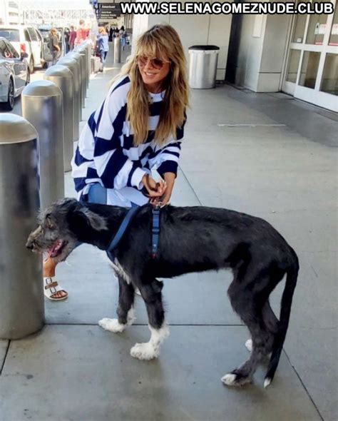 Lax Airport Heidi Klum Posing Hot Beautiful Paparazzi Babe Celebrity