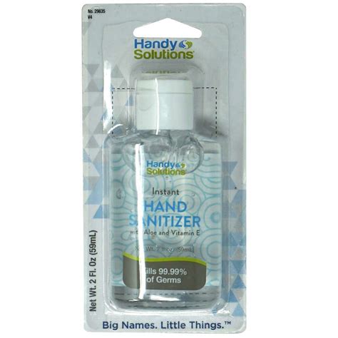 Wholesale Handy Solutions Hand Sanitizer 2 Oz Sku 1869950 Dollardays