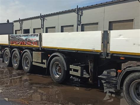 Купить б/у Тонар 86101 в Санкт-Петербурге: серебристый прицеп бортовой ...