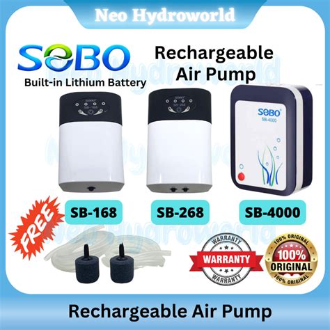 Sobo Ac Dc Air Pump Sb Sb Sb Aquarium Portable Usb