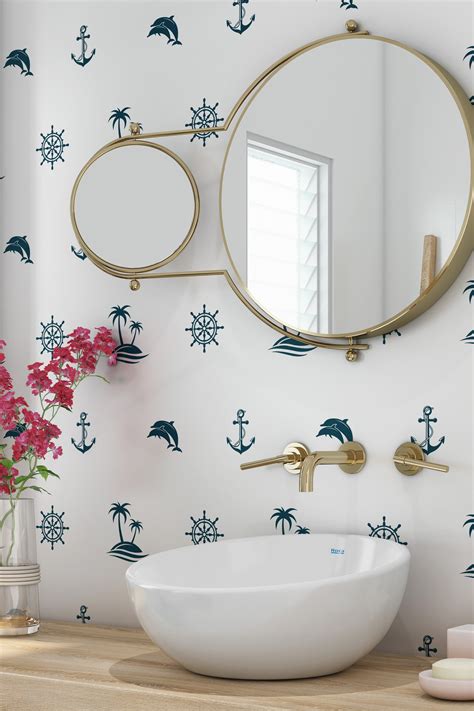 Nautical Wallpaper Peel & Stick Wallpaper Removable Self - Etsy