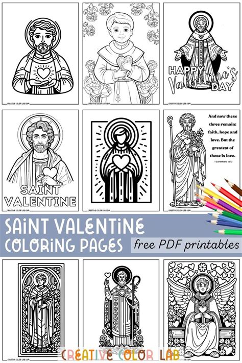 Welcome To Our Ever Growing Collection Of Saint Valentine Coloring