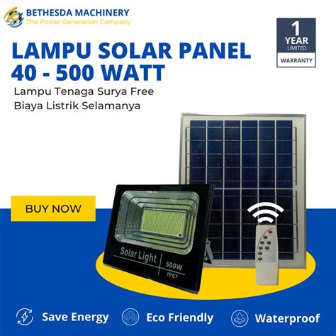 Jual Lampu Sorot W W W W W W Led Solar Cell Tenaga