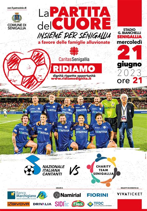 Si Scaldano I Motori Per La Partita Del Cuore Di Senigallia