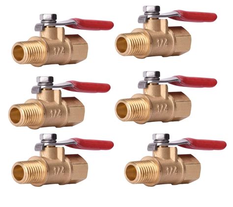 1 4 Heavy Duty Brass Ball Valve Shut Off Switch 1 4 Inch Male And