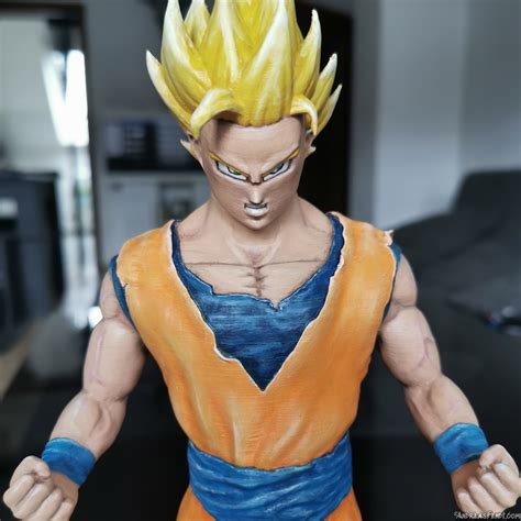 Descargar Archivo STL Son Goku Super Saiyan 2 Objeto Para Impresora