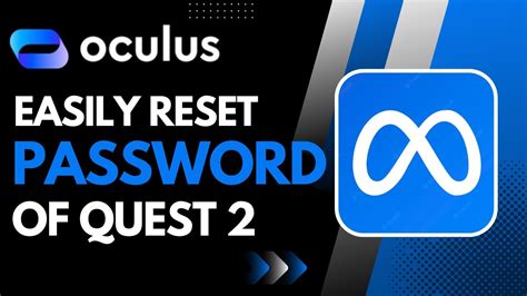 How To Reset Oculus Quest 2 Password Youtube