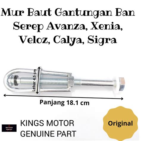 Jual MUR BAUT GANTUNGAN BAN SEREP AVANZA XENIA VELOZ CALYA SIGRA