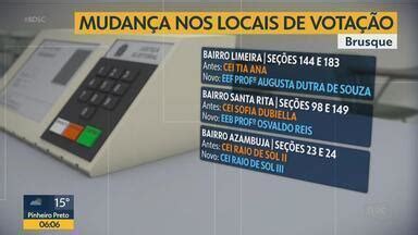 Bom Dia Santa Catarina Eleitores De Brusque V O S Urnas No Domingo