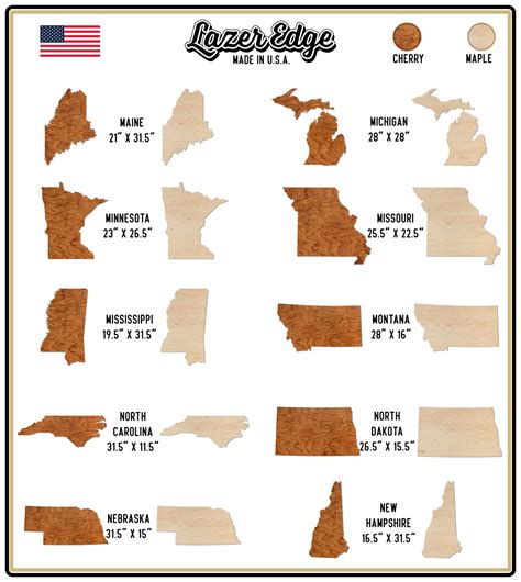 state map   states  crafted  cherry  etsy
