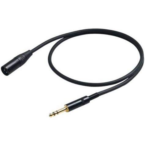 Proel Chl Lu Xlr Male To Stereo Jack Cable M Avecorp