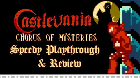 Castlevania Chorus Of Mysteries NES Castlevania Rom Hack Speedy