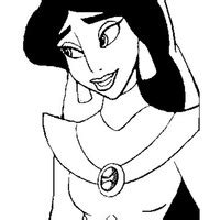 Desenho De Princesa Jasmine Para Colorir Tudodesenhos 7632 The Best