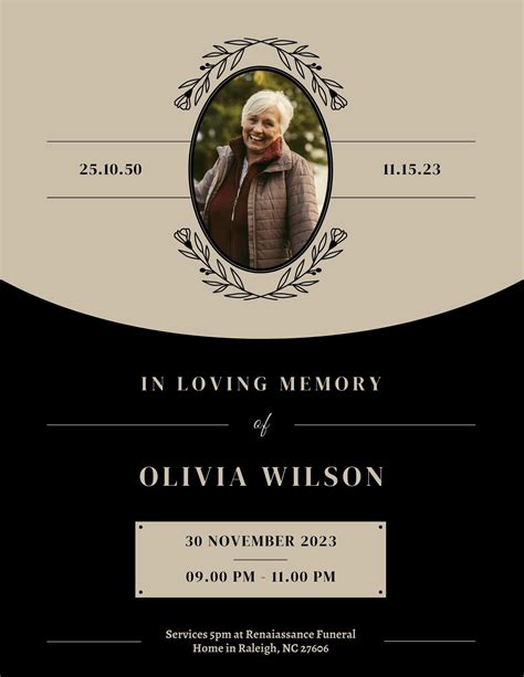 Inspirational Funeral Program Examples - Renaissance Funeral Home and