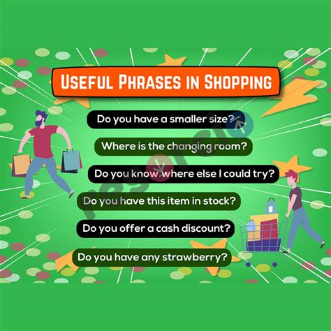 Useful Phrases In Shopping