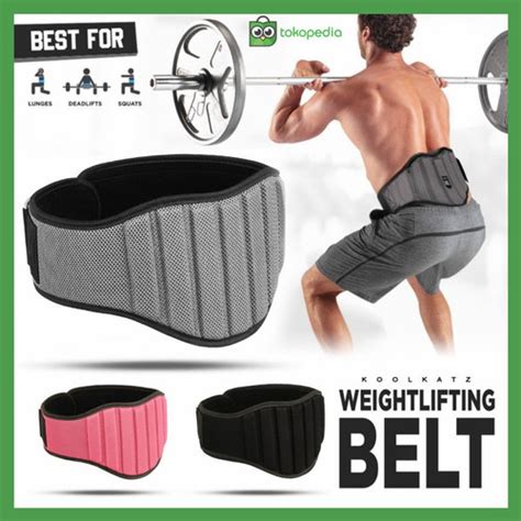 Jual Premium Sabuk Gym Fitness Weight Lifting Belt Fitnes Powerbelt