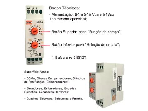 Jbv Equipamentos Industriais Rele Aegm Temporizador Analogico