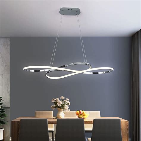 Moderne LED Hanglamp Eettafel Dimbare LED Kroonluchter Met