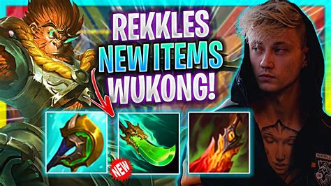 Rekkles Tries Wukong Jungle With The New Items Flex Game Rekkles