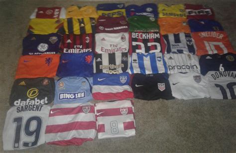 My entire jersey collection : r/SoccerJerseys