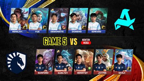 Aurora Gaming Vs Team Liquid Ph Game Playoff Mpl Ph S Rora