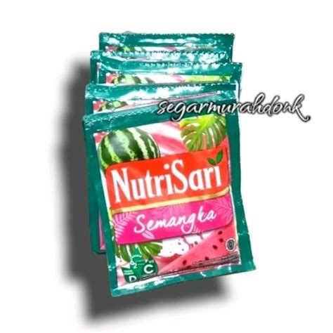 Jual Nutrisari Semangka Isi Sachet Minuman Serbuk Instan Shopee