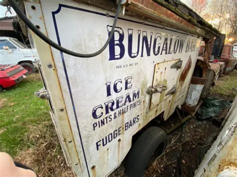 Super Rare Vintage Bungalow Bar Ice Cream Truck for sale