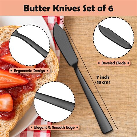 Snapklik Butter Spreader Knife Set Of Inch Stainless Steel