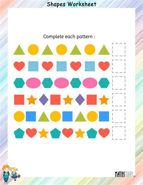 Patterns Grade 1 Math Worksheets