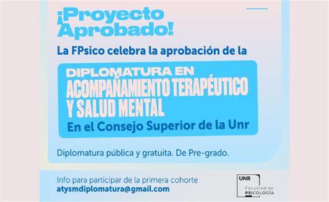 Aprobaci N De La Diplomatura En Acompa Amiento Terap Utico Y Salud