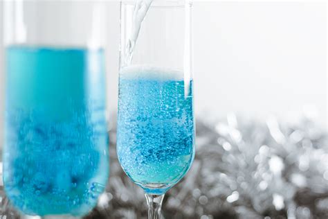 The Something Blue Wine Cocktail Recipe With Hpnotiq