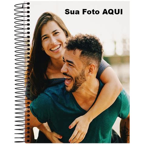 Caderno De Mat Ria Folhas Personalizado Foto Arte Frente