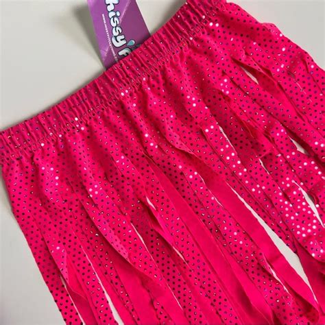 Dolls Kill Skirts Nwt Hissyfit Hot Pink Sequin Fringe Twirl Overlay