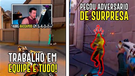 Como Jogar Em Equipe Jogada Pega Advers Rio De Surpresa Valorant