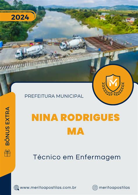 Apostila Técnico em Enfermagem Prefeitura de Nina Rodrigues MA 2024