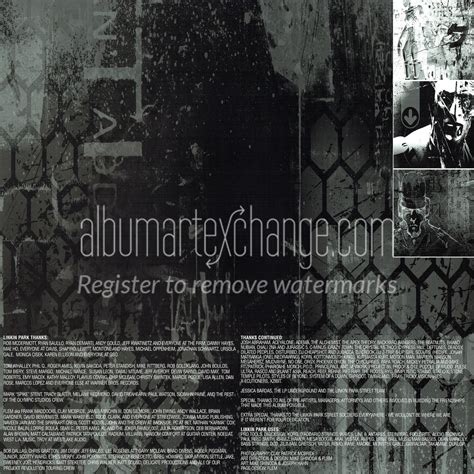 Album Art Exchange - Reanimation (12" Insert B) by Linkin Park - Album ...