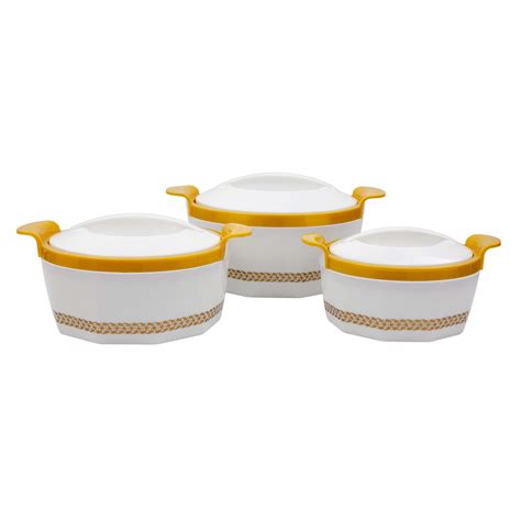 SQ Professional Fionna Insulated Hot Pot Set Pc L White Amazon Co Uk Home Kitchen