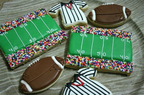 Football Decorated Sugar Cookies Super Bowl Decorated Cookies Football Decorating Sugar