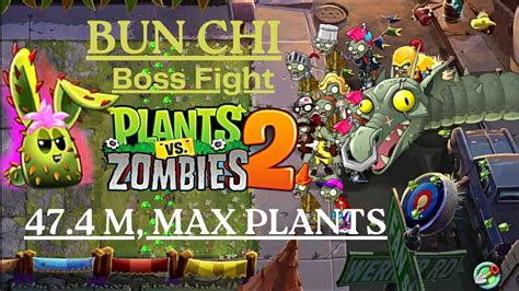 Bun Chi Boss Fight Plants Vs Zombies New Arena Week M Only Max