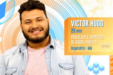 F5 Televisão BBB20 BBB 20 Psicólogo Victor Hugo tem 25 anos não