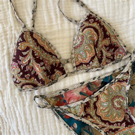 Zimmermann Reversible Bikini Paisley One Side Depop